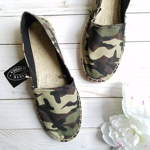 Steve Madden Shoes - Steve Madden Camo Mylie Espadrilles Flats